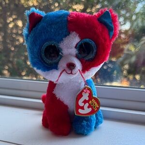 Ty Red and Blue Stuffed Animal